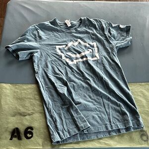 Next Level Apparel Blue Graphic Tee